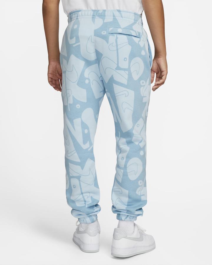 Nike Sportswear Club Fleece+ Print Muške Jogger Hlače Plave Tamnoplave | HR-65917QAYS