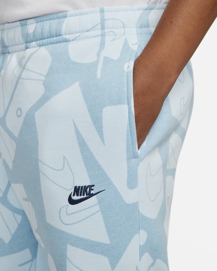 Nike Sportswear Club Fleece+ Print Muške Jogger Hlače Plave Tamnoplave | HR-65917QAYS