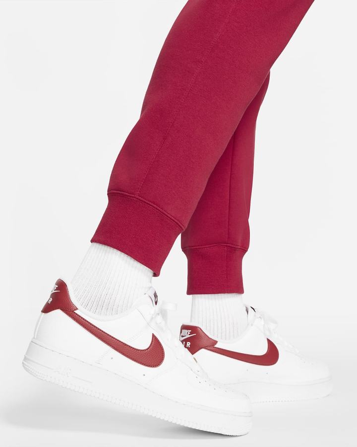 Nike Sportswear Club Fleece Ženske Jogger Hlače Bordo Bijele | HR-07639ASLB