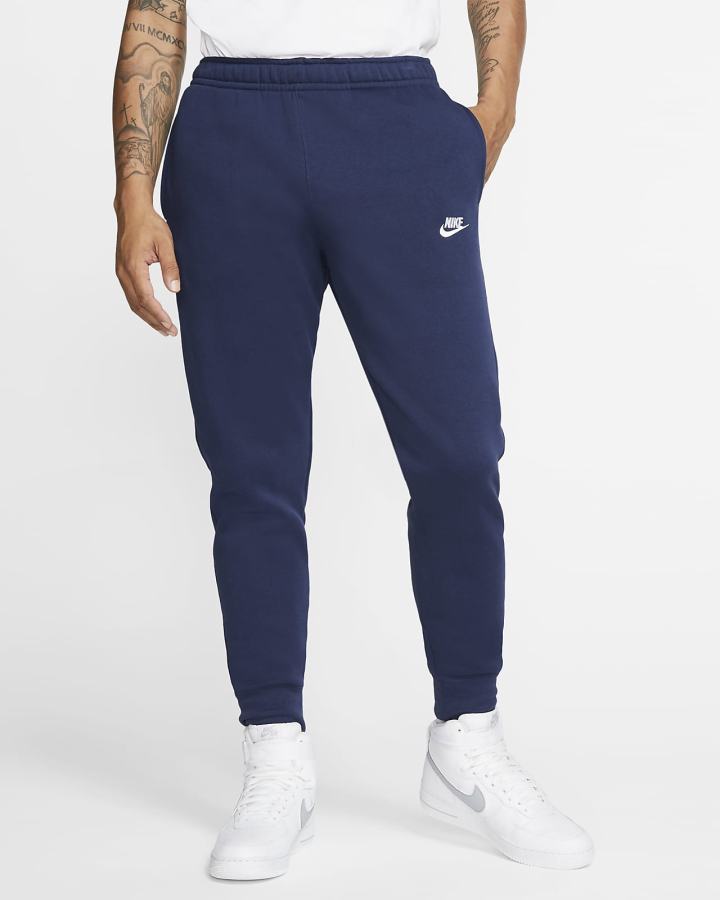 Nike Sportswear Club Fleece Ženske Jogger Hlače Tamnoplave Bijele | HR-87920CKVF