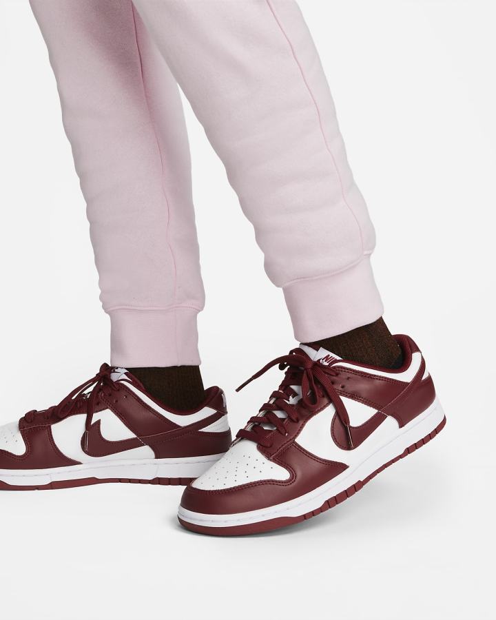 Nike Sportswear Club Fleece Ženske Jogger Hlače Roze Bijele | HR-96703TEKH