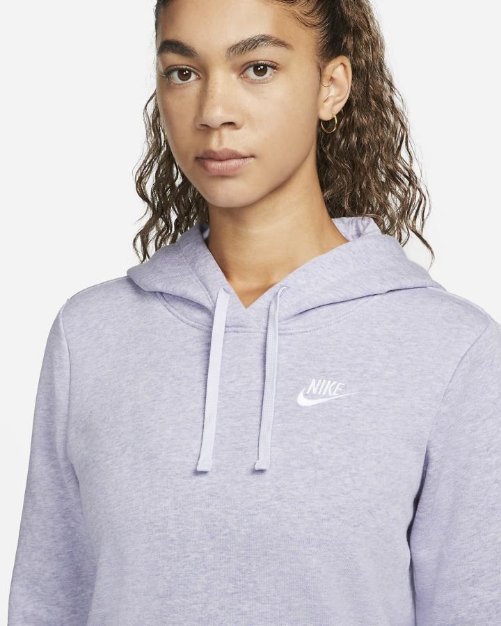 Nike Sportswear Club Fleece Ženske Majica S Kapuljačom Bijele | HR-50978UBMT