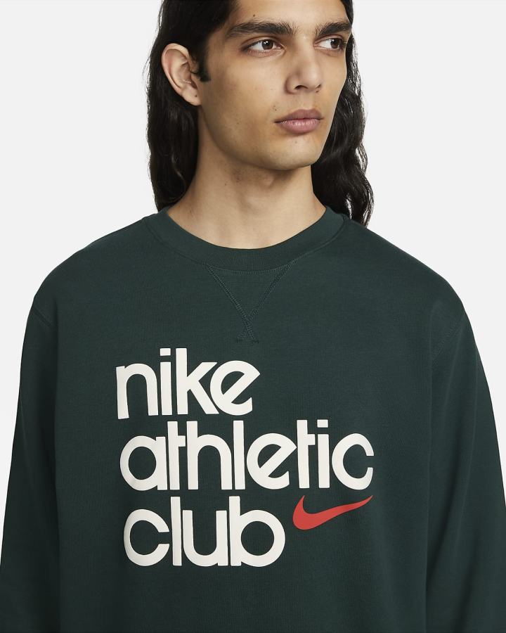 Nike Sportswear Club French Terry Muške Dukserice Zelene | HR-35627QGAJ