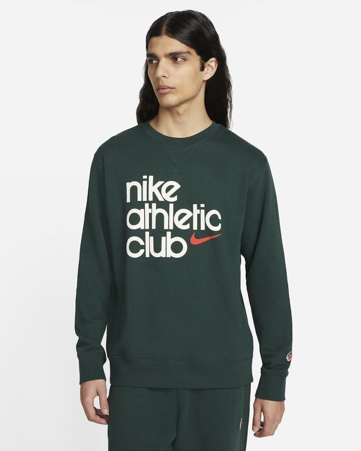 Nike Sportswear Club French Terry Muške Dukserice Zelene | HR-35627QGAJ