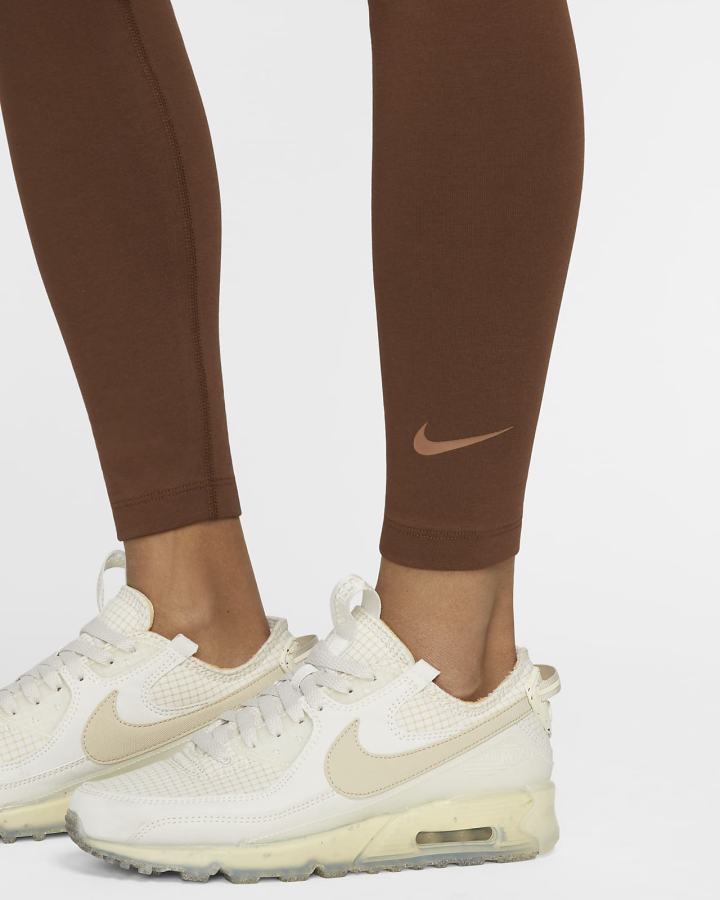 Nike Sportswear Club High-Waisted Ženske Tajice Smeđe | HR-31927QWMI