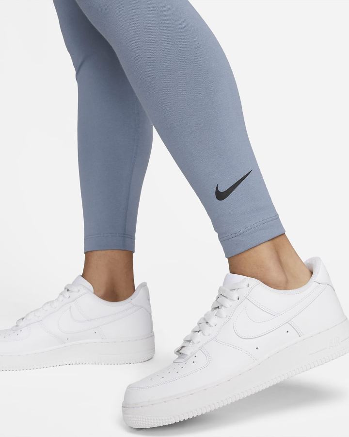 Nike Sportswear Club High-Waisted Ženske Tajice Crne | HR-76890QLFH