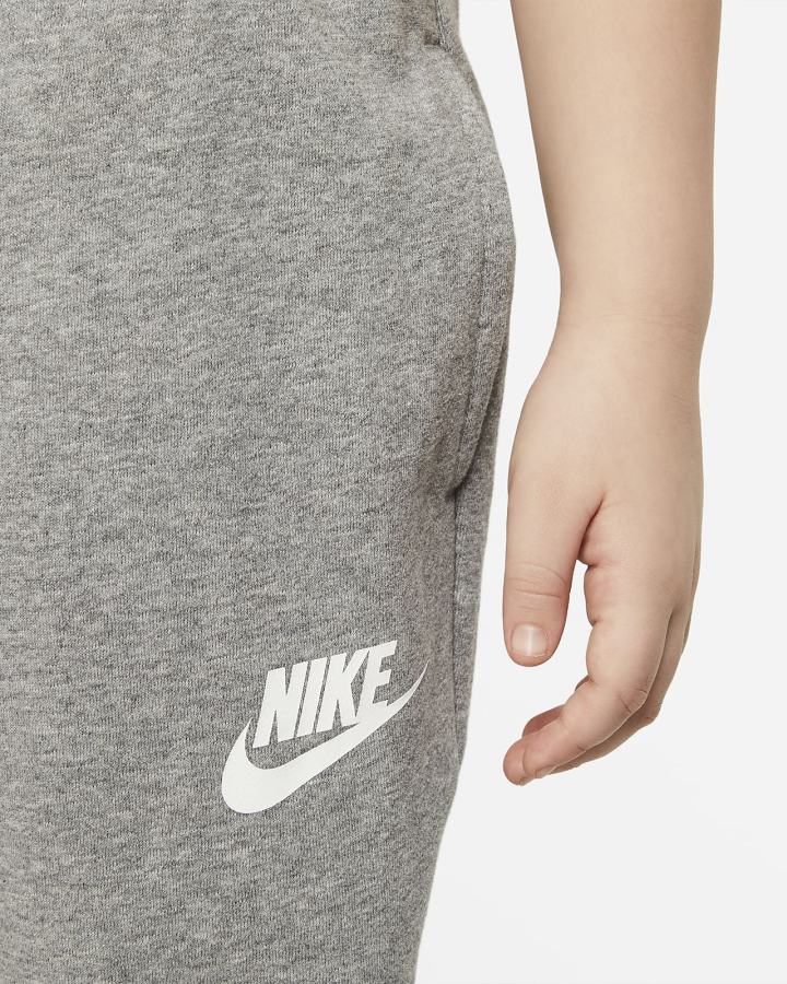 Nike Sportswear Club Kids French Terry Fitted (Extended Size) Za Djevojčice Hlače Tamno Sive Bijele | HR-96351QCRM