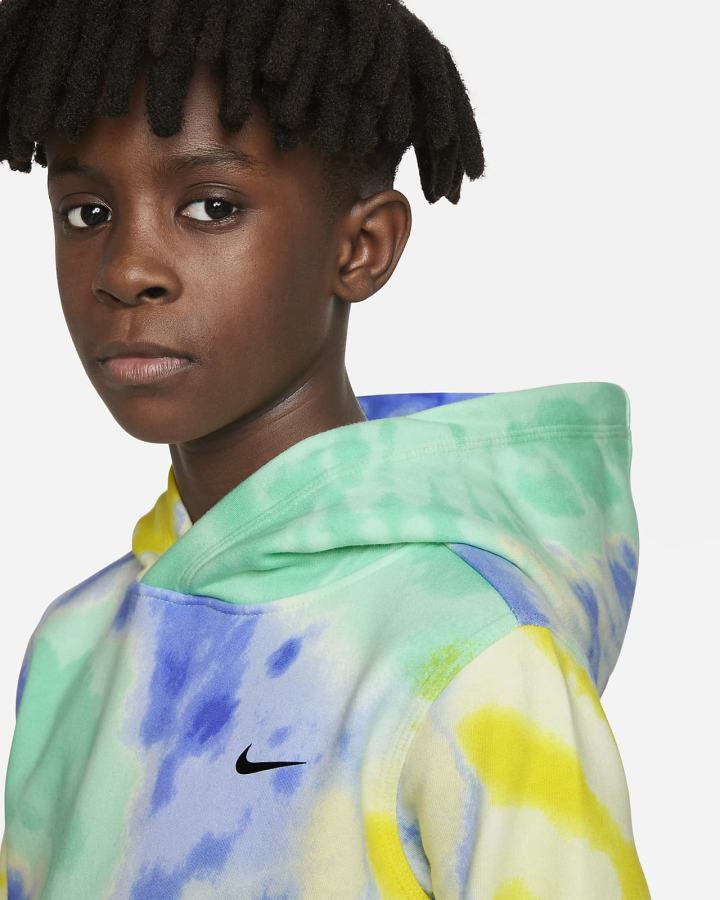 Nike Sportswear Club Kids Tie-Dye Za Dječake Majica S Kapuljačom Menta | HR-32597TFDB