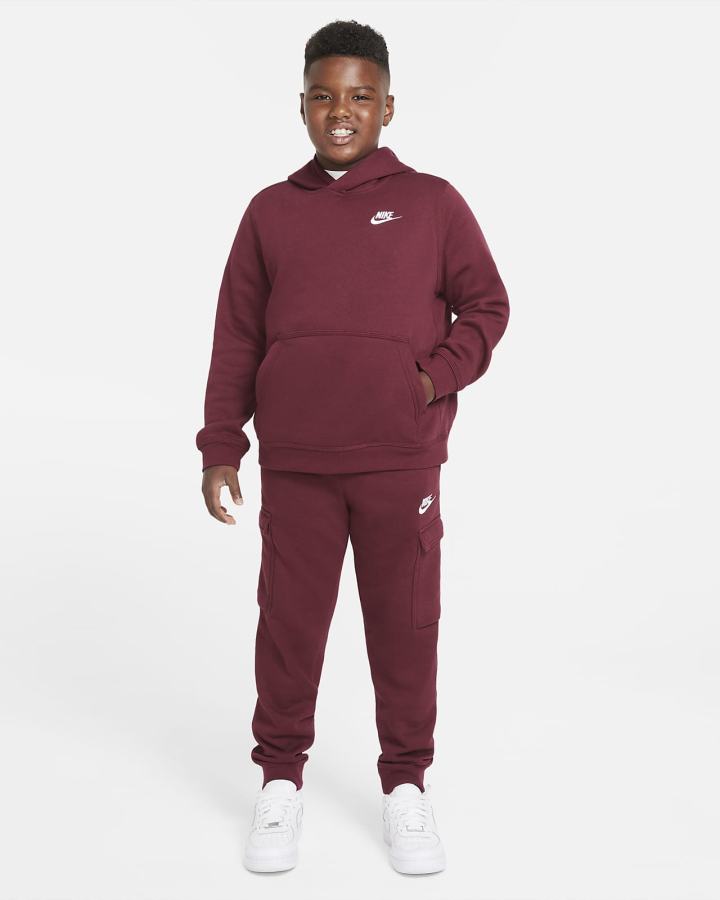 Nike Sportswear Club Kids Za Dječake Majica S Kapuljačom Bijele | HR-13857AJEN