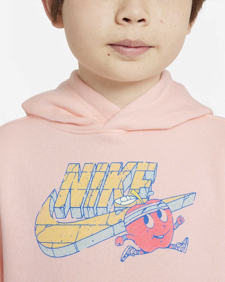 Nike Sportswear Club Kids Za Dječake Majica S Kapuljačom Roze | HR-24806MKZP