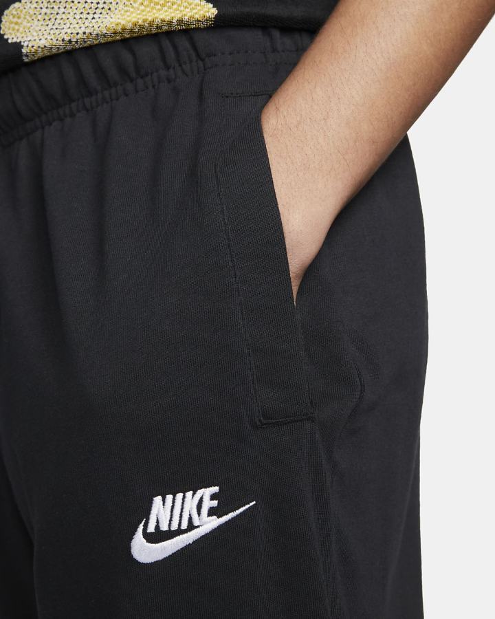 Nike Sportswear Club Muške Jogger Hlače Crne Bijele | HR-19753SAOC