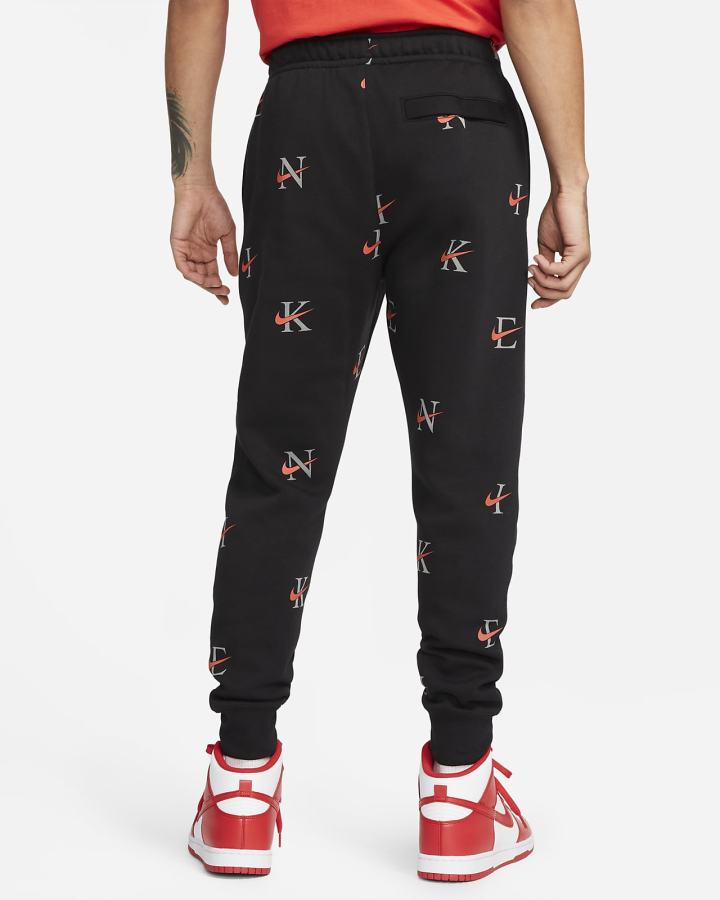 Nike Sportswear Club Muške Jogger Hlače Crne Narančaste | HR-97586NUSQ