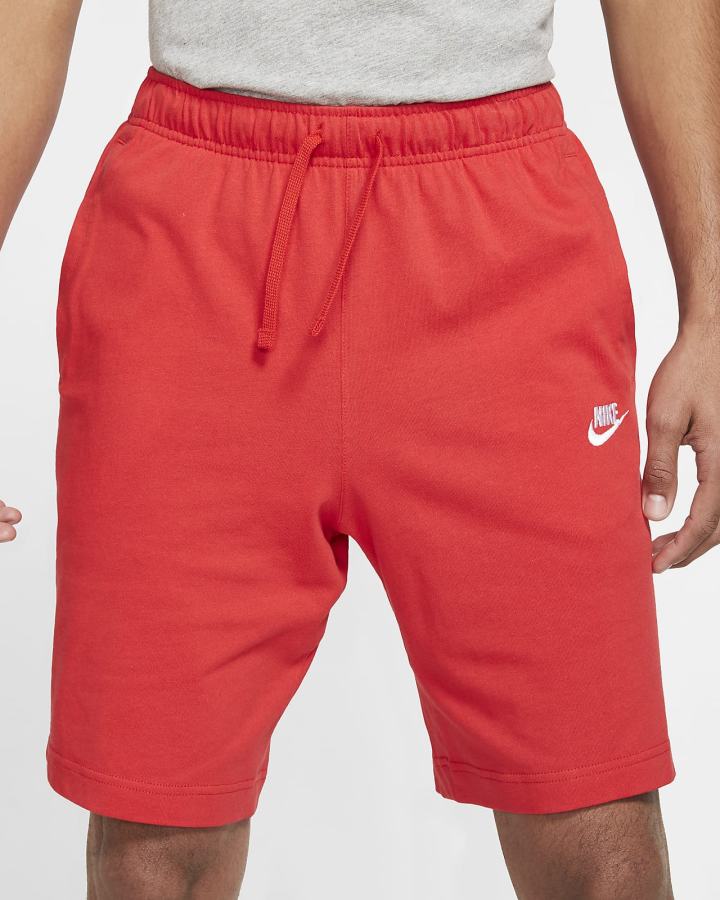 Nike Sportswear Club Muške Kratke Hlače Crvene Bijele | HR-25093NCJL