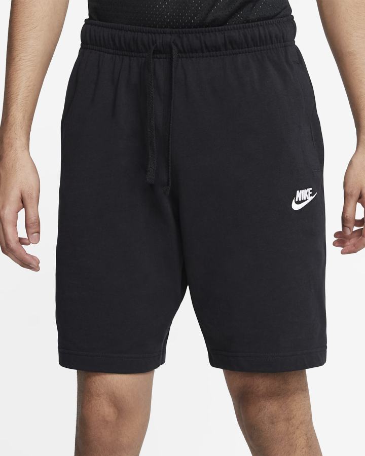 Nike Sportswear Club Muške Kratke Hlače Crne Bijele | HR-56209LBAU