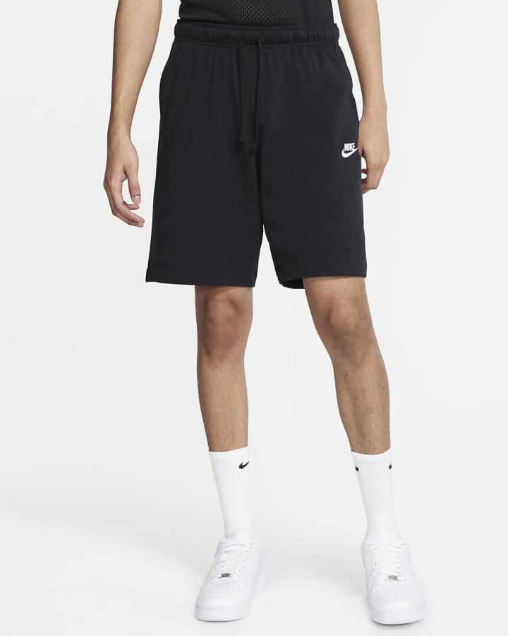 Nike Sportswear Club Muške Kratke Hlače Crne Bijele | HR-56209LBAU