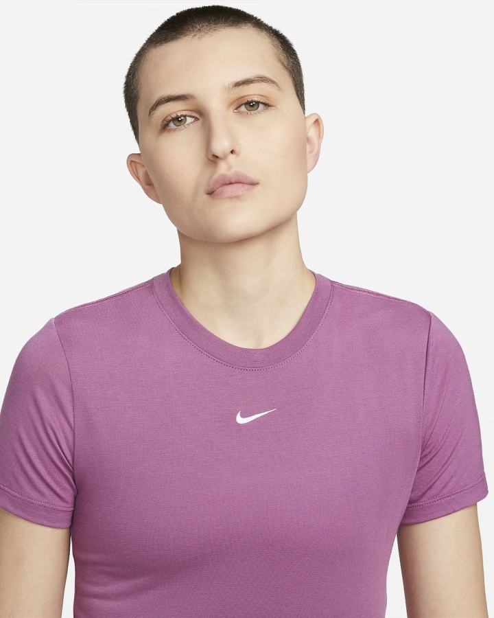 Nike Sportswear Essential Crop Top Ženske Majice Svijetlo Bordo Bijele | HR-01256KFZB