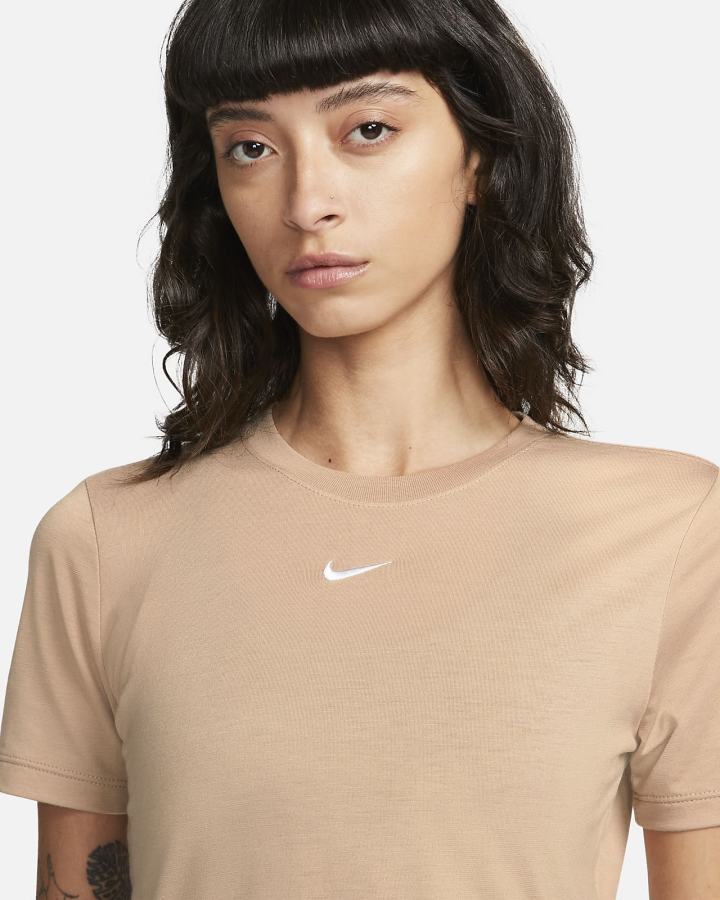 Nike Sportswear Essential Crop Top Ženske Majice Bež | HR-57038BSCH