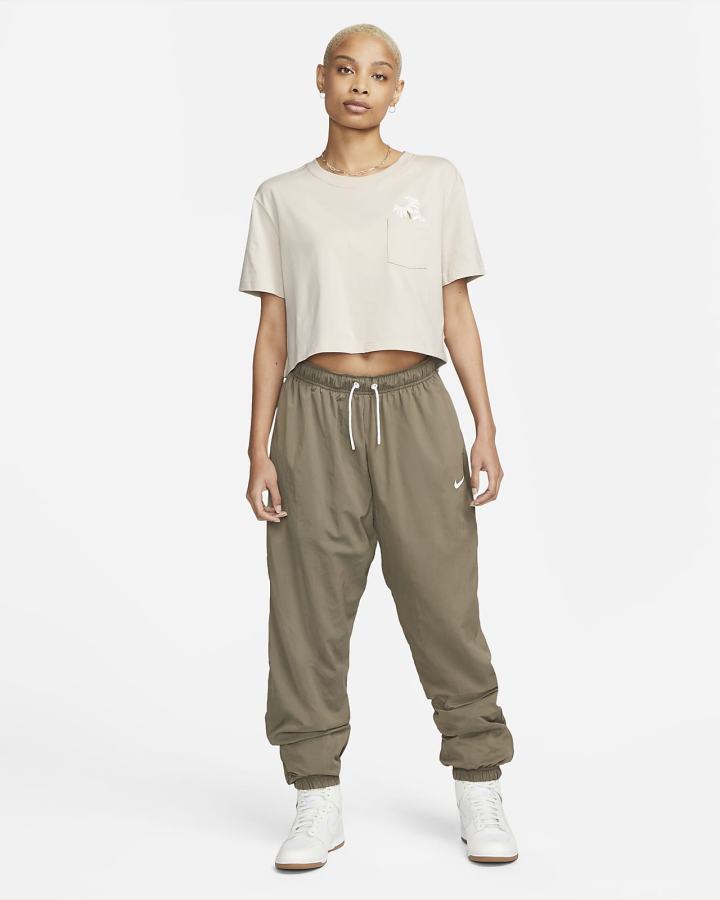 Nike Sportswear Essential Cropped Ženske Majice Svijetlo Smeđe | HR-05138LESR