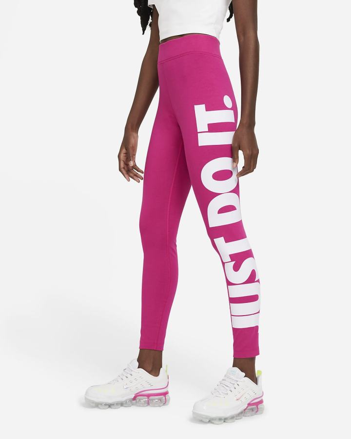 Nike Sportswear Essential High-Waisted Graficke (Plus Size) Ženske Tajice Bijele | HR-78542EWQJ