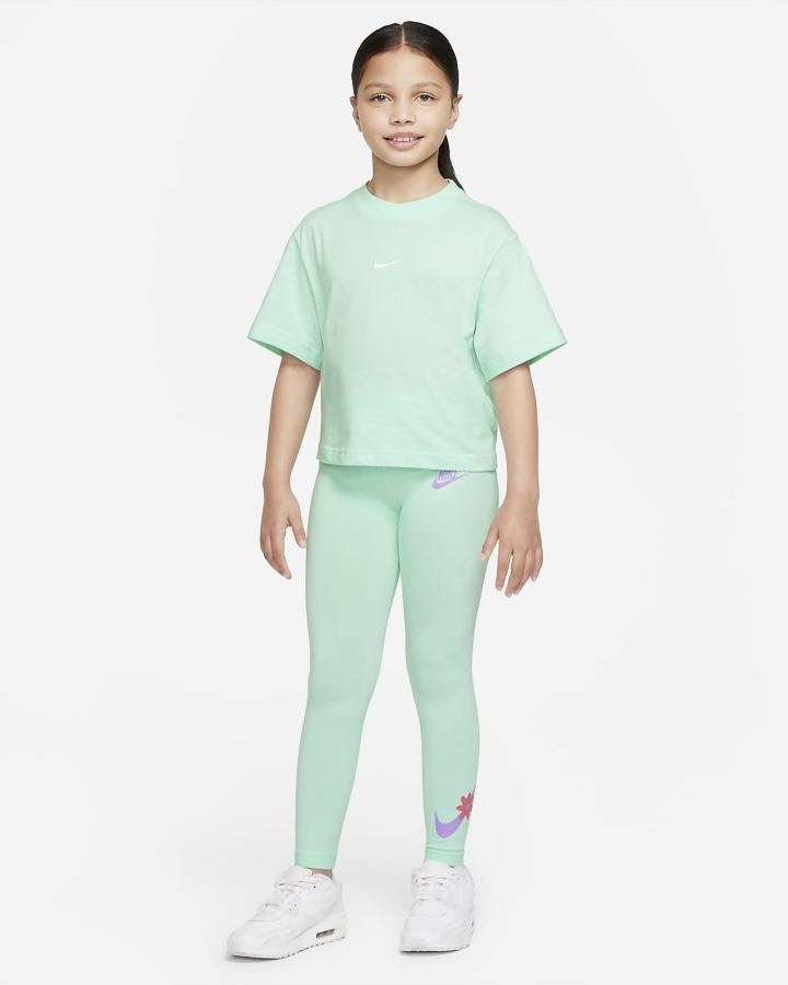 Nike Sportswear Essential Kids Za Djevojčice Tajice Menta Roze Plave Ljubičaste | HR-46130GCTB