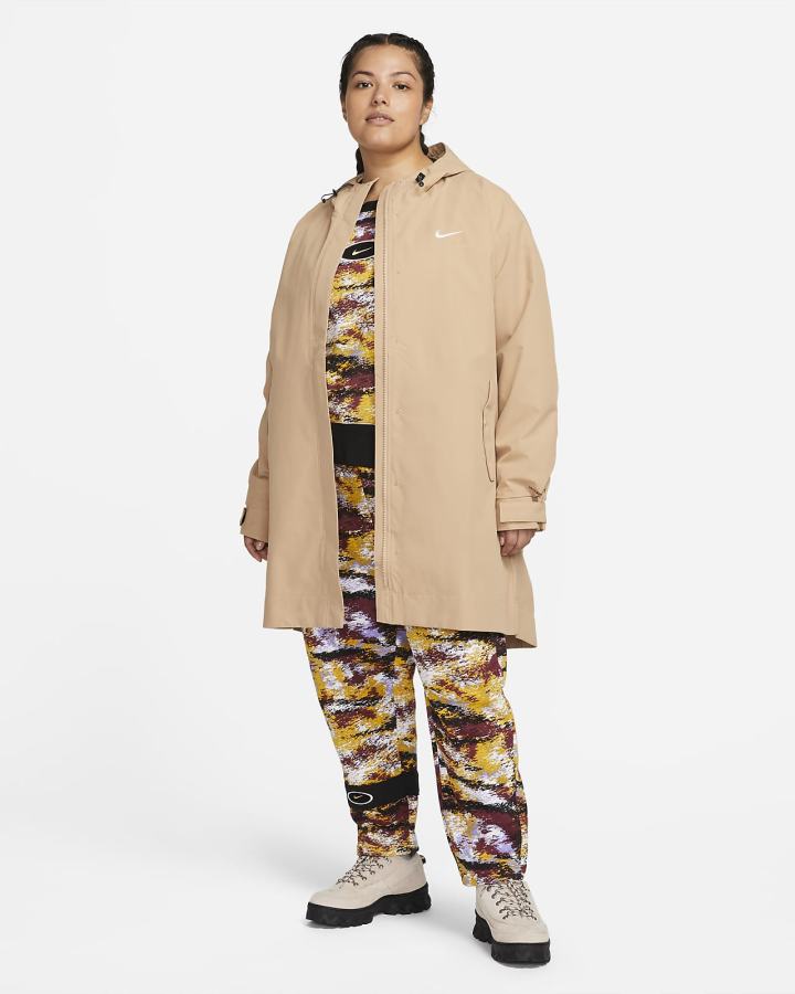 Nike Sportswear Essential Storm-FIT Woven (Plus Size) Ženske Parka Jakne Bijele | HR-01296OCVG