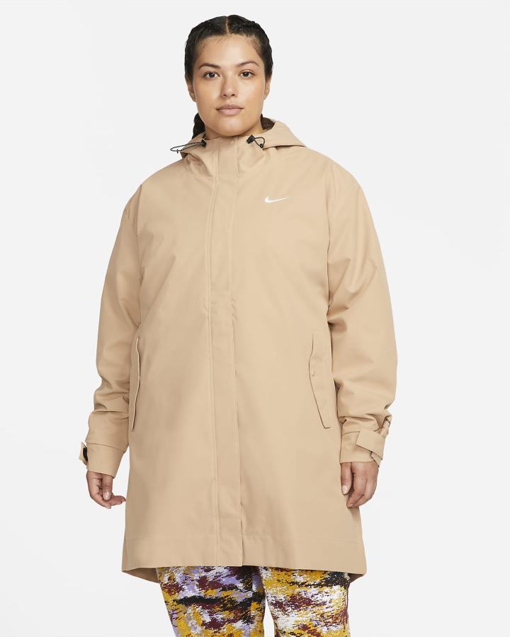 Nike Sportswear Essential Storm-FIT Woven (Plus Size) Ženske Parka Jakne Bijele | HR-01296OCVG