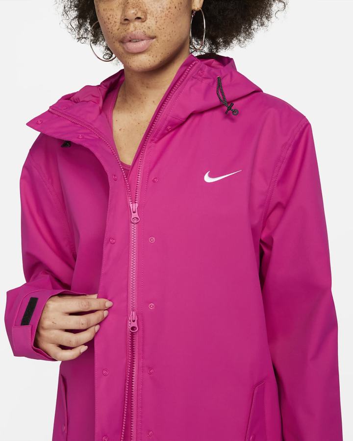 Nike Sportswear Essential Storm-FIT Woven (Plus Size) Ženske Parka Jakne Roze Bijele | HR-51064FERP