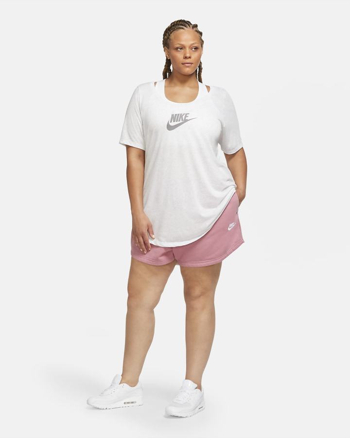 Nike Sportswear Essential Tunic (Plus Size) Ženske Majice Crne | HR-23951WAMU