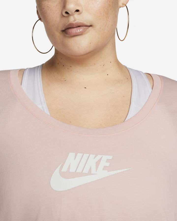 Nike Sportswear Essential Tunic (Plus Size) Ženske Majice Bijele | HR-34091ZKWP