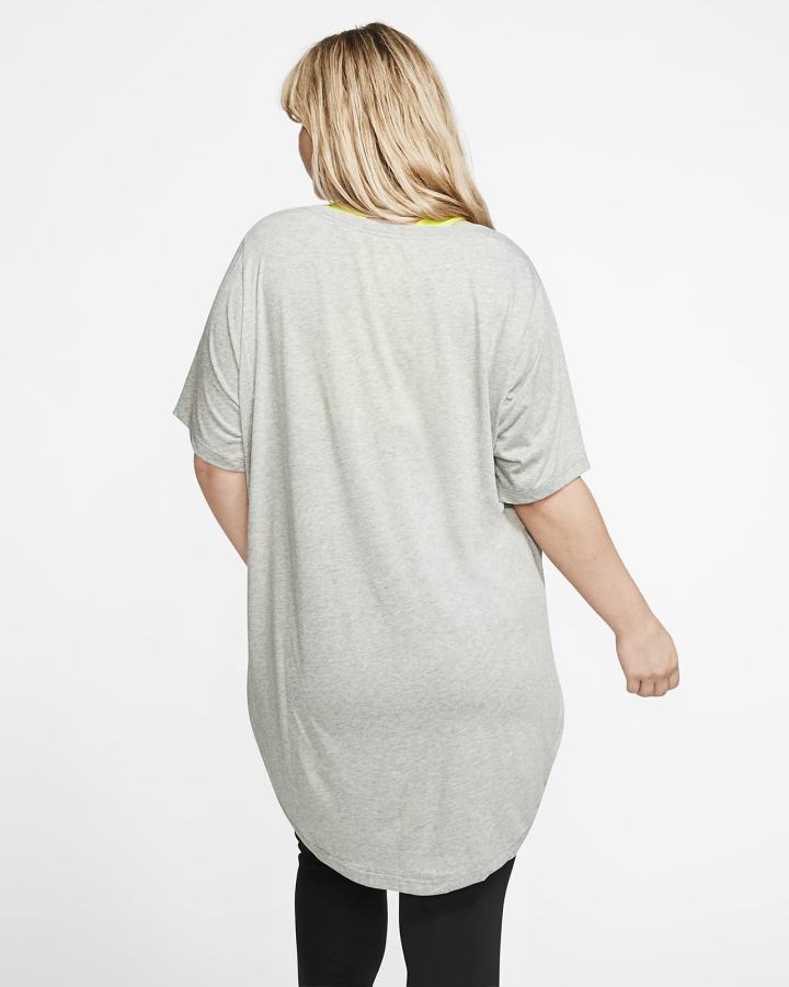 Nike Sportswear Essential Tunic (Plus Size) Ženske Majice Tamno Sive Crne | HR-40627RNOY