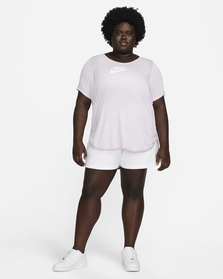 Nike Sportswear Essential Tunic (Plus Size) Ženske Majice Ljubičaste | HR-49837MBHC