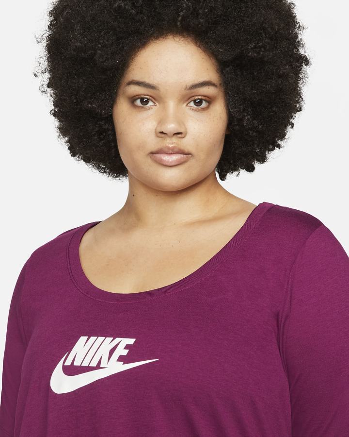 Nike Sportswear Essential Tunic (Plus Size) Ženske Majice Roze | HR-81930ZYEO