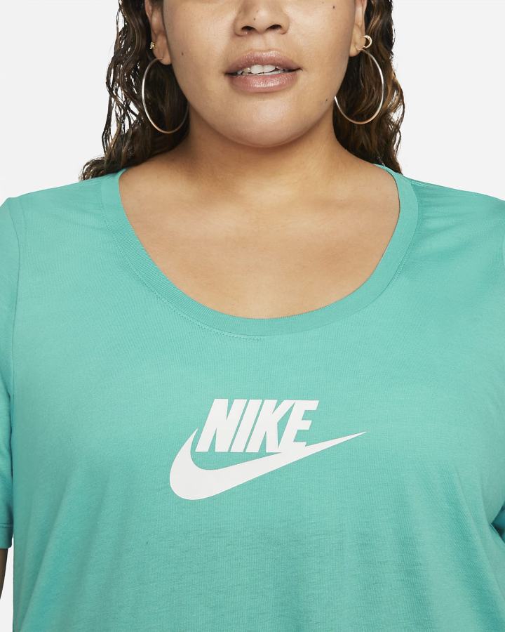 Nike Sportswear Essential Tunic (Plus Size) Ženske Majice Tirkizne | HR-98342PTSR