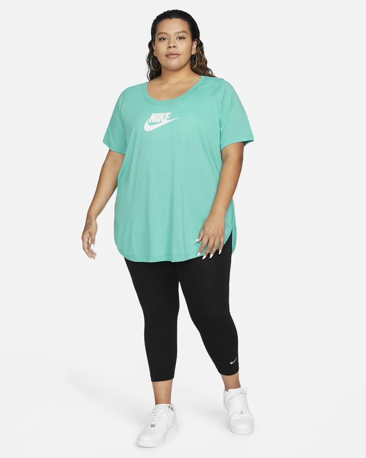 Nike Sportswear Essential Tunic (Plus Size) Ženske Majice Tirkizne | HR-98342PTSR