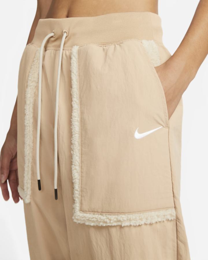 Nike Sportswear Essential Woven High-Waisted Curve Ženske Hlače Bijele | HR-06852IASX