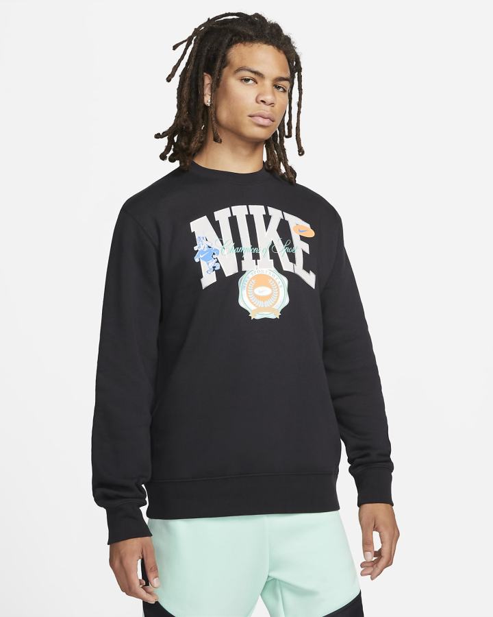 Nike Sportswear Fleece Crew Muške Dukserice Tamno Sive | HR-24793FCTR