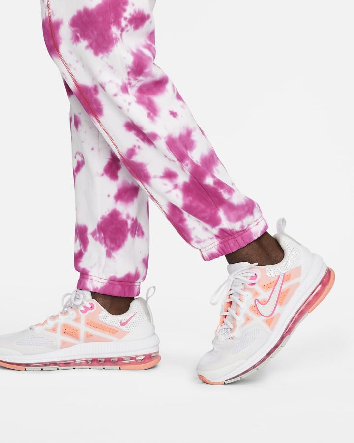 Nike Sportswear Fleece Tie-Dye Ženske Hlače Roze Crvene Crne | HR-41097CXJA