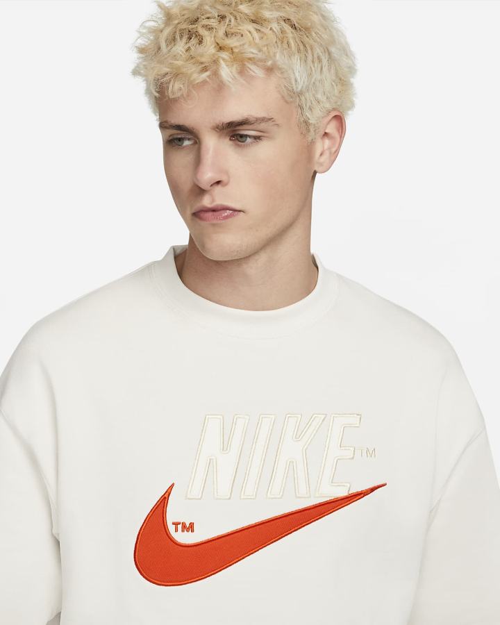 Nike Sportswear French Terry Crew Muške Dukserice Bijele | HR-10325FEQT