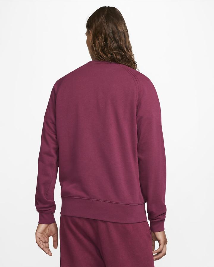 Nike Sportswear French Terry Crew Muške Dukserice Bordo | HR-61425CVSN