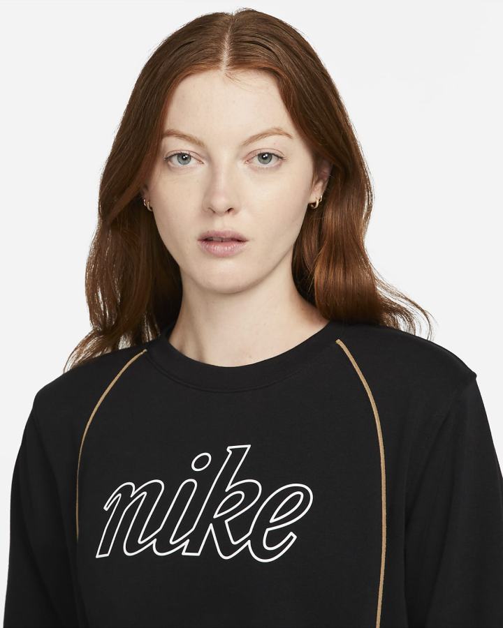 Nike Sportswear Icon Clash French Terry Top Ženske Dukserice Crne Bijele | HR-95184QRLX