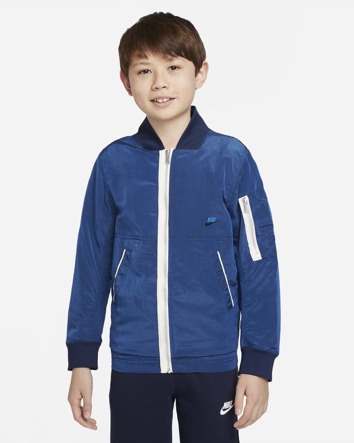 Nike Sportswear Kids Bomber Za Dječake Jakne Tamno Plave Tamnoplave | HR-58413DSIQ