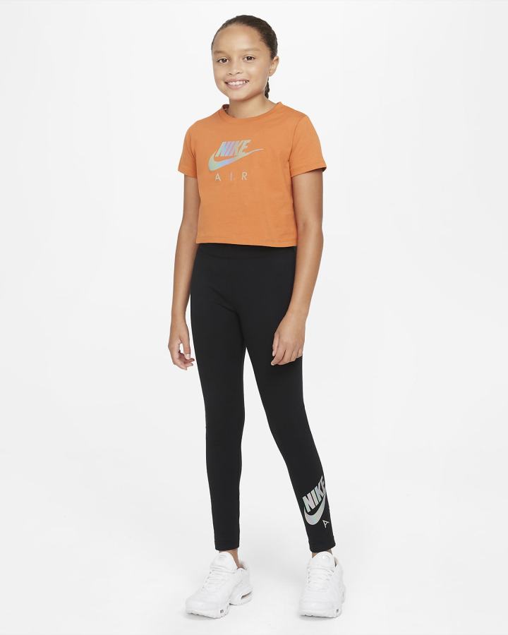 Nike Sportswear Kids Crop Za Djevojčice Majice Smeđe | HR-90148NXZJ