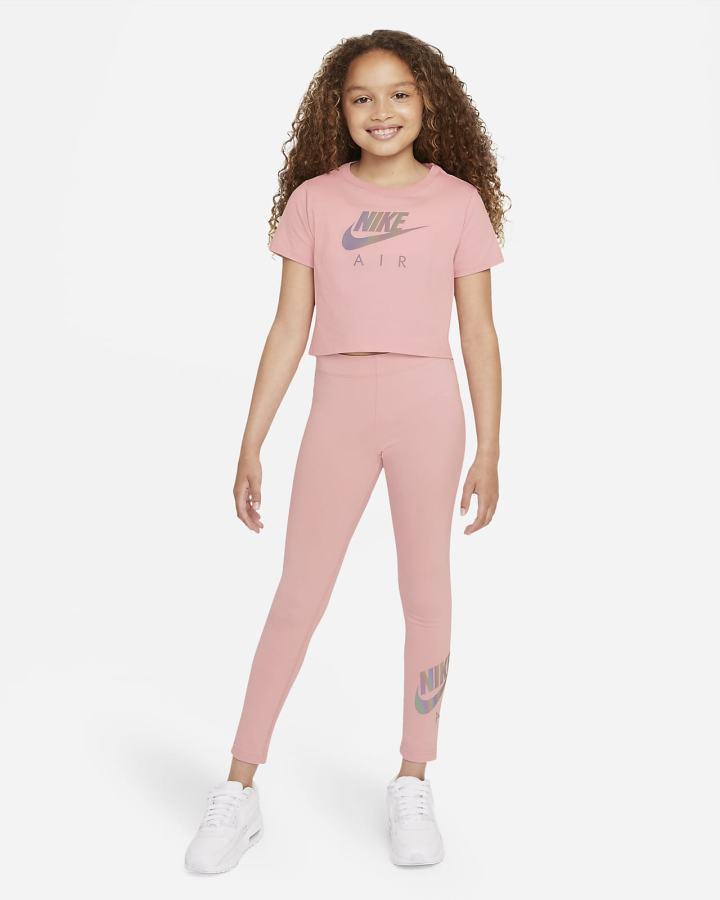 Nike Sportswear Kids Crop Za Djevojčice Majice Roze | HR-93256SNRQ