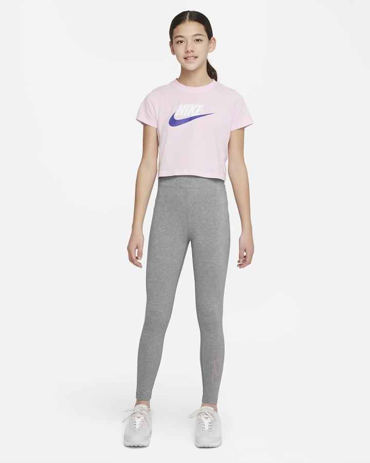 Nike Sportswear Kids Cropped Za Djevojčice Majice Roze | HR-03564KNUX