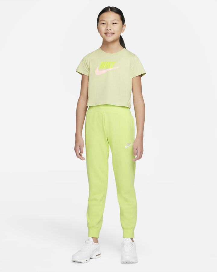 Nike Sportswear Kids Cropped Za Djevojčice Majice Maslinasto Zelene | HR-28196KTBA