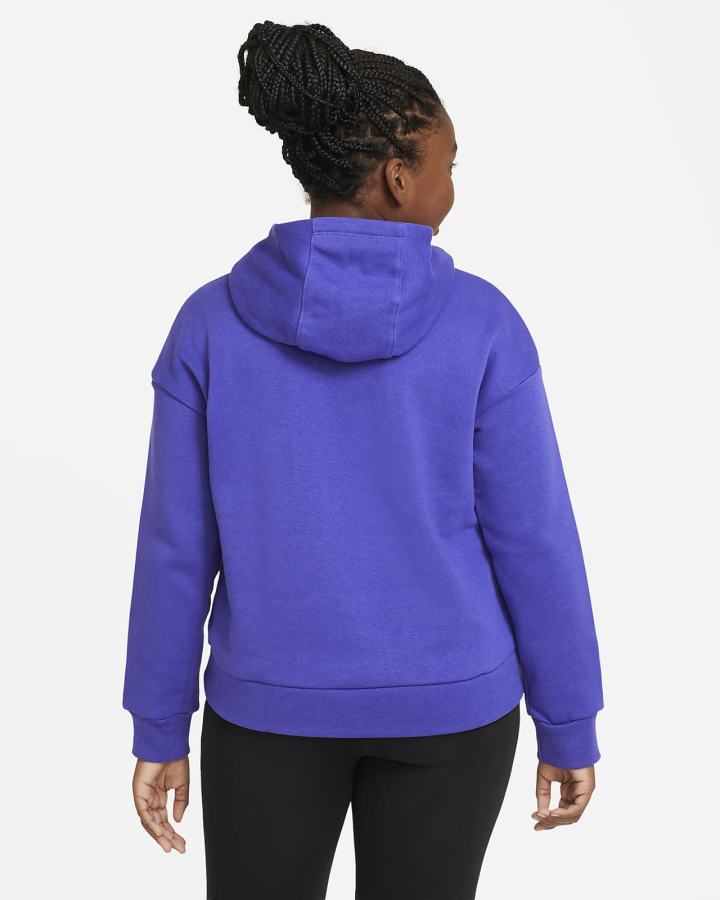 Nike Sportswear Kids Fleece Za Djevojčice Majica S Kapuljačom Bijele | HR-28107XFGS