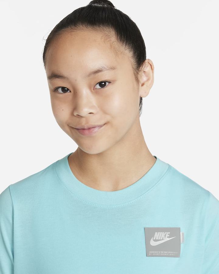 Nike Sportswear Kids Long-Sleeve Za Djevojčice Majice Plave | HR-36597TJSI