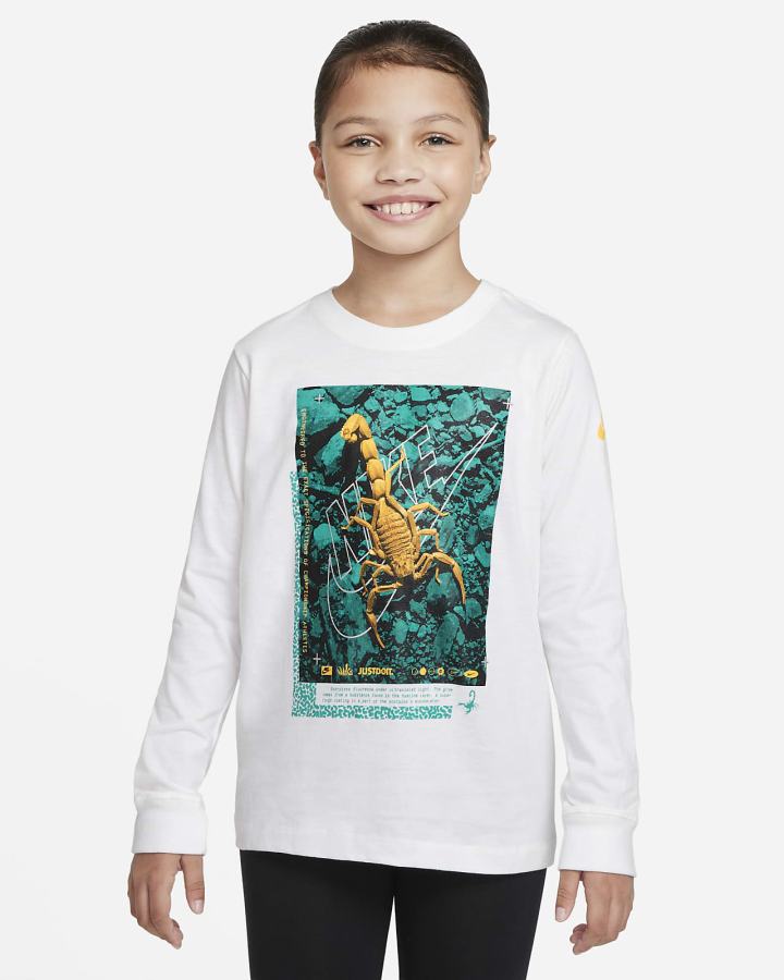 Nike Sportswear Kids Long-Sleeve Za Dječake Majice Bijele | HR-08143SROE