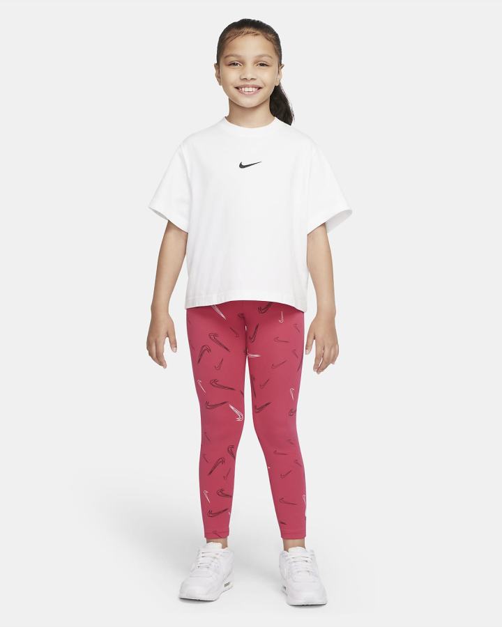 Nike Sportswear Kids Printed Dance Za Djevojčice Tajice Roze | HR-97625FUSV