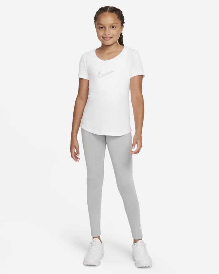 Nike Sportswear Kids Scoop-Neck Za Djevojčice Majice Bijele | HR-68297NRAX